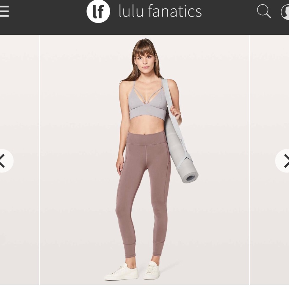 lululemon athletica purple High-Rise Leggings Size 4
